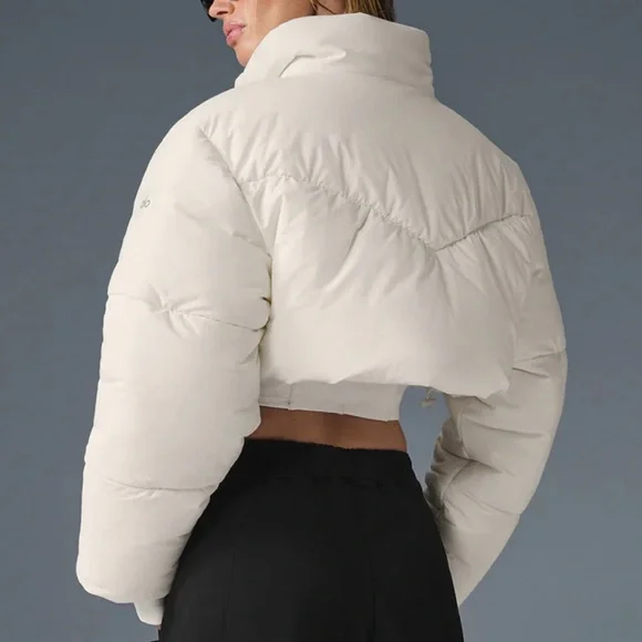 Alo Yoga Main Act Corset Puffer (S) NWT